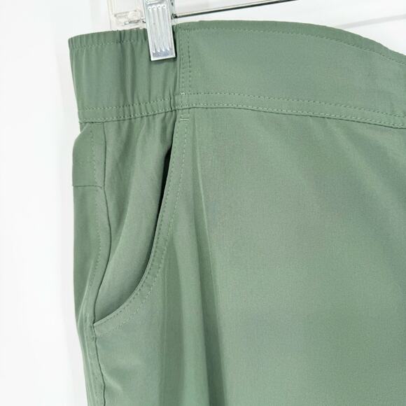 Eddie Bauer Women's Departure Ankle Pants In Alpine Green Size L Athleisure Gorp - Picture 6 of 15